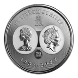 2022 Queen's 70th Platinum Jubilee 1 oz Silver Coin