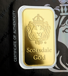 AMTV Scottsdale Gold 1 oz Gold Bar