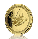 AMTV 2018 EC8 SVG Seaplane 1 oz Gold Coin
