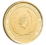 AMTV 2021 EC8 St Vincent 1 oz Gold Color Coin