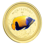 AMTV 2021 EC8 Montserrat 1 oz Gold Color Coin